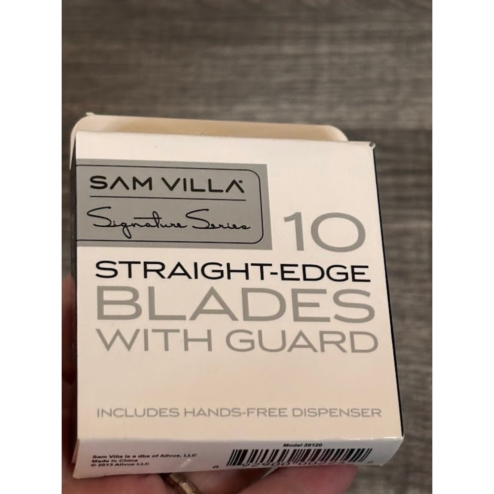 Sam Villa Signature Series 10 Straight-Edge Blades with Guard Model 20120 New